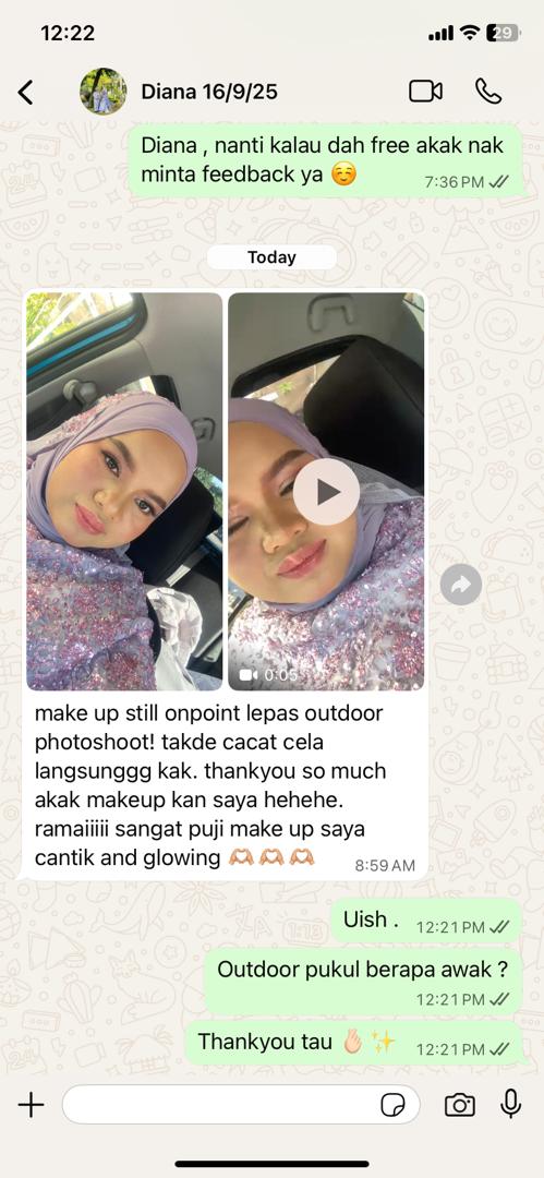 Testimoni pelanggan Syasahar 8